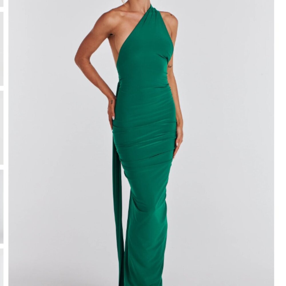 Melani CONSTANTINA emerald green elegant formal dress​ - Picture 2 of 7